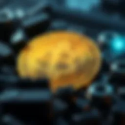 Conceptual representation of USDT dominance in cryptocurrency