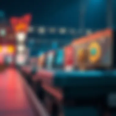 Diverse NFT Platforms Illustration depicting various NFT platforms