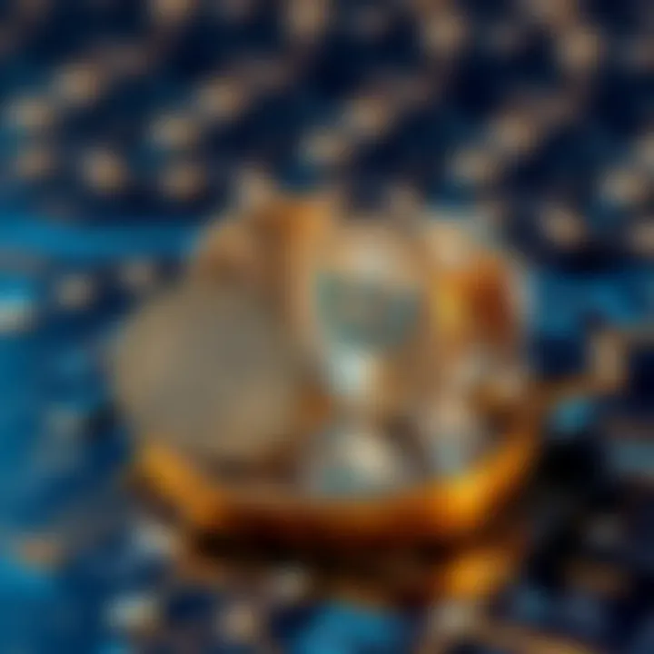 Technological Aspects of WiF Coin Technological features of WiF Coin illustrated through blockchain imagery