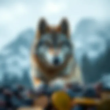Wolfcoin Use Cases Across Industries A visual representation of diverse use cases for Wolfcoin in various industries