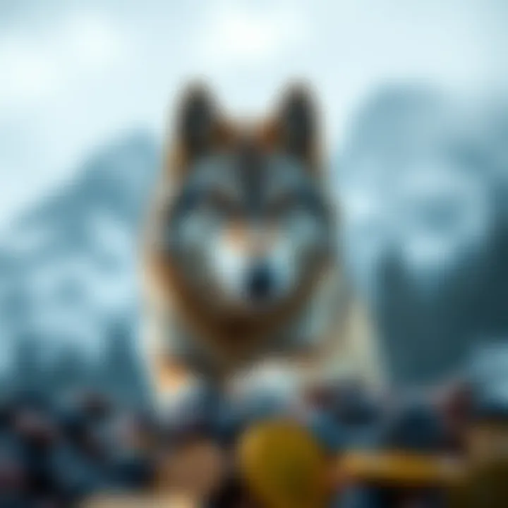 Wolfcoin Use Cases Across Industries A visual representation of diverse use cases for Wolfcoin in various industries